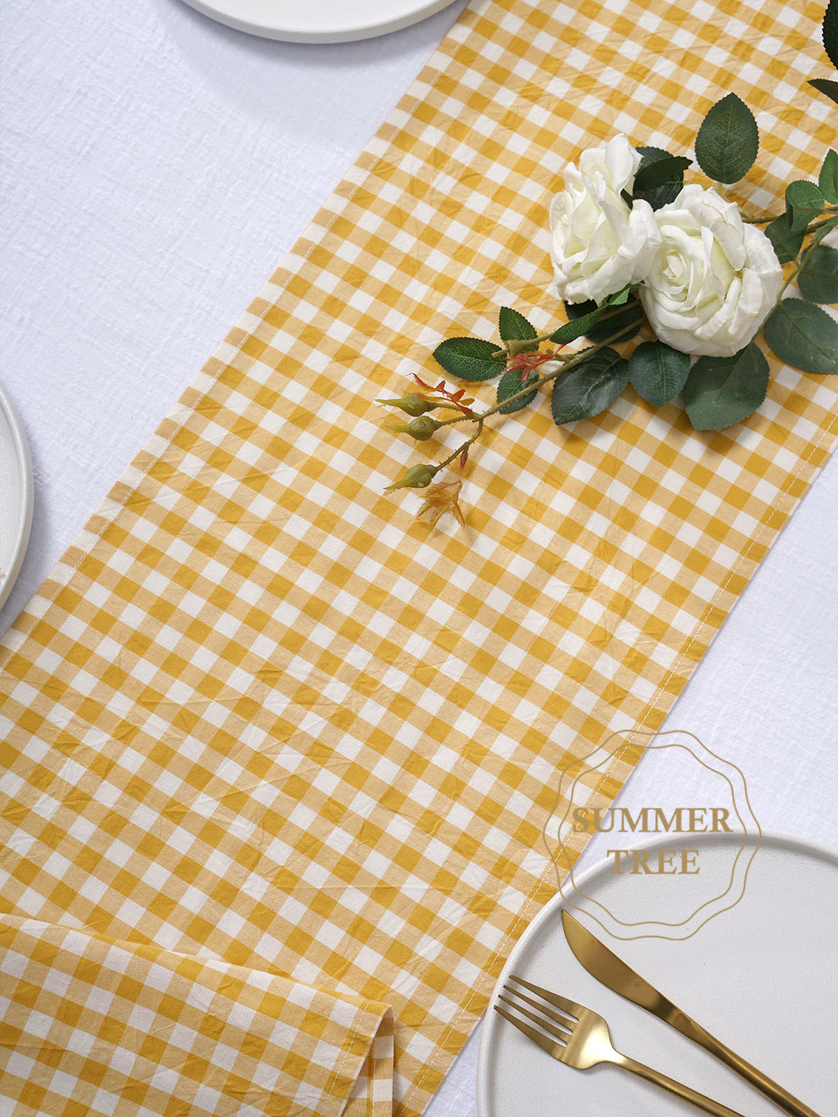 Дорожка на стол в деревенском  – обзор и цена Home Textiles Plaid