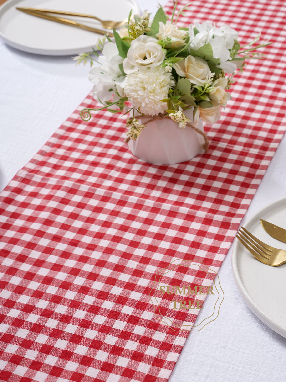 Дорожка на стол в деревенском  – обзор и цена Home Textiles Plaid