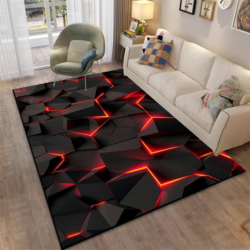 3D-ковер с геометрическим абст – обзор и цена Home Textiles Plaid