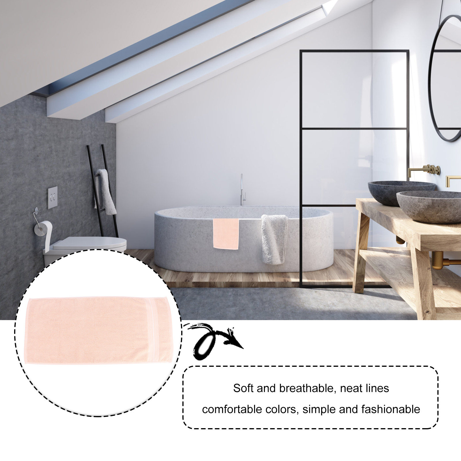 1 шт. хлопковое полотенце для  – обзор и цена Home Textiles Pakistan