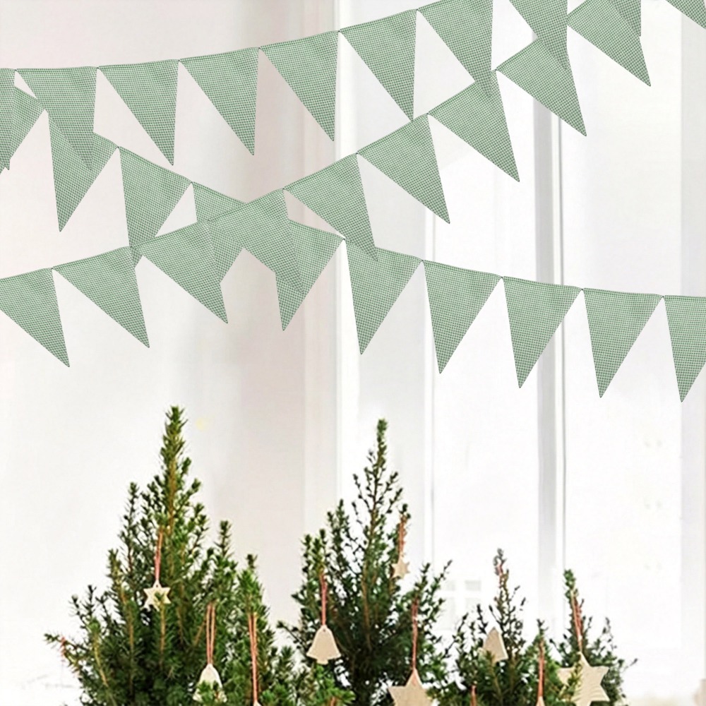 Флажки-гирлянды из тонкой ткан – обзор и цена Home Textiles Plaid
