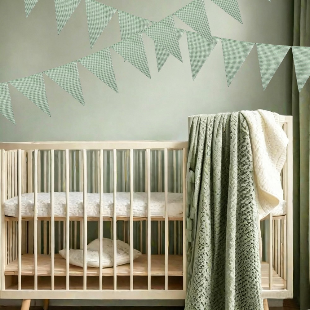 Флажки-гирлянды из тонкой ткан – обзор и цена Home Textiles Plaid
